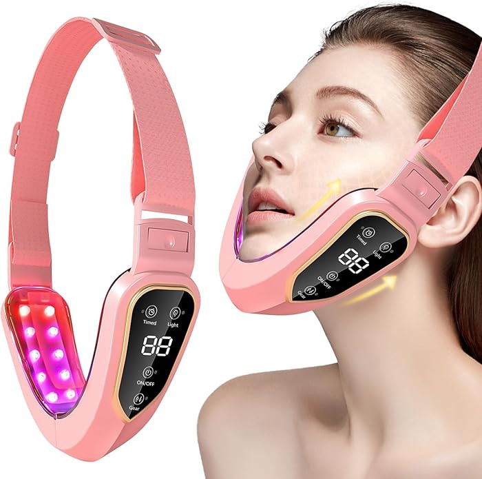 Electric Double Chin and V-Shaped Face Machine with 6 Modes & 12 Adjustable Intensities - Women's... | Amazon (US)