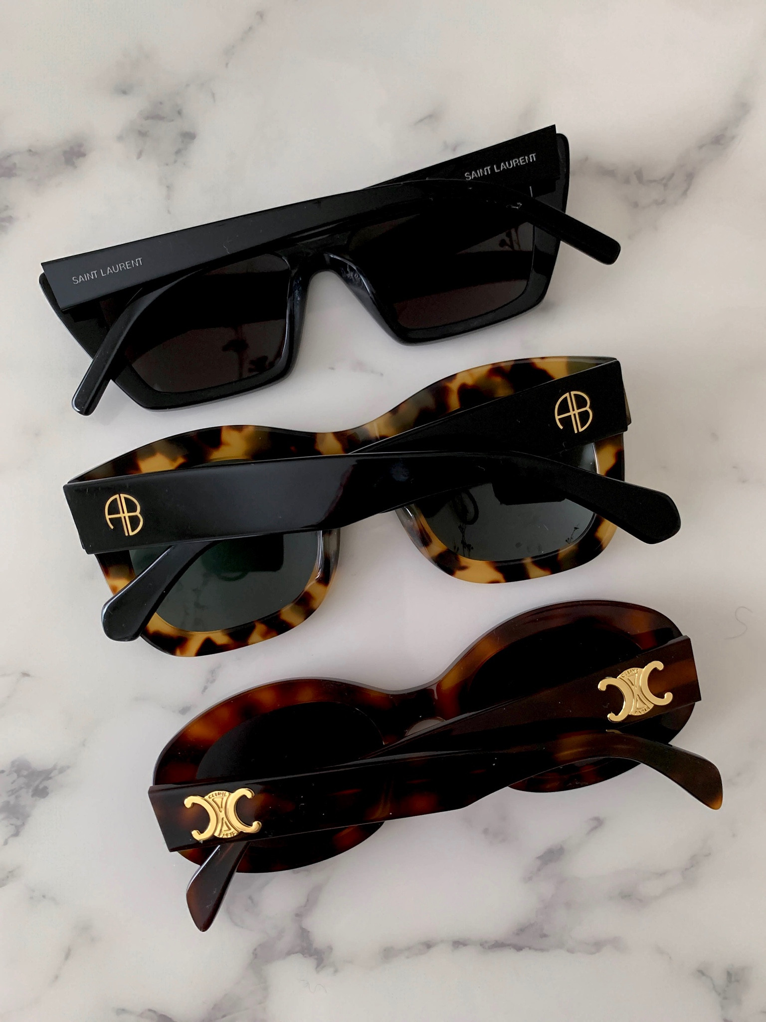 My favorite sunglasses linked. A mix of designer and budget-friendly. 