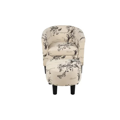 Accent Chair Chair + Ottoman | Wayfair North America