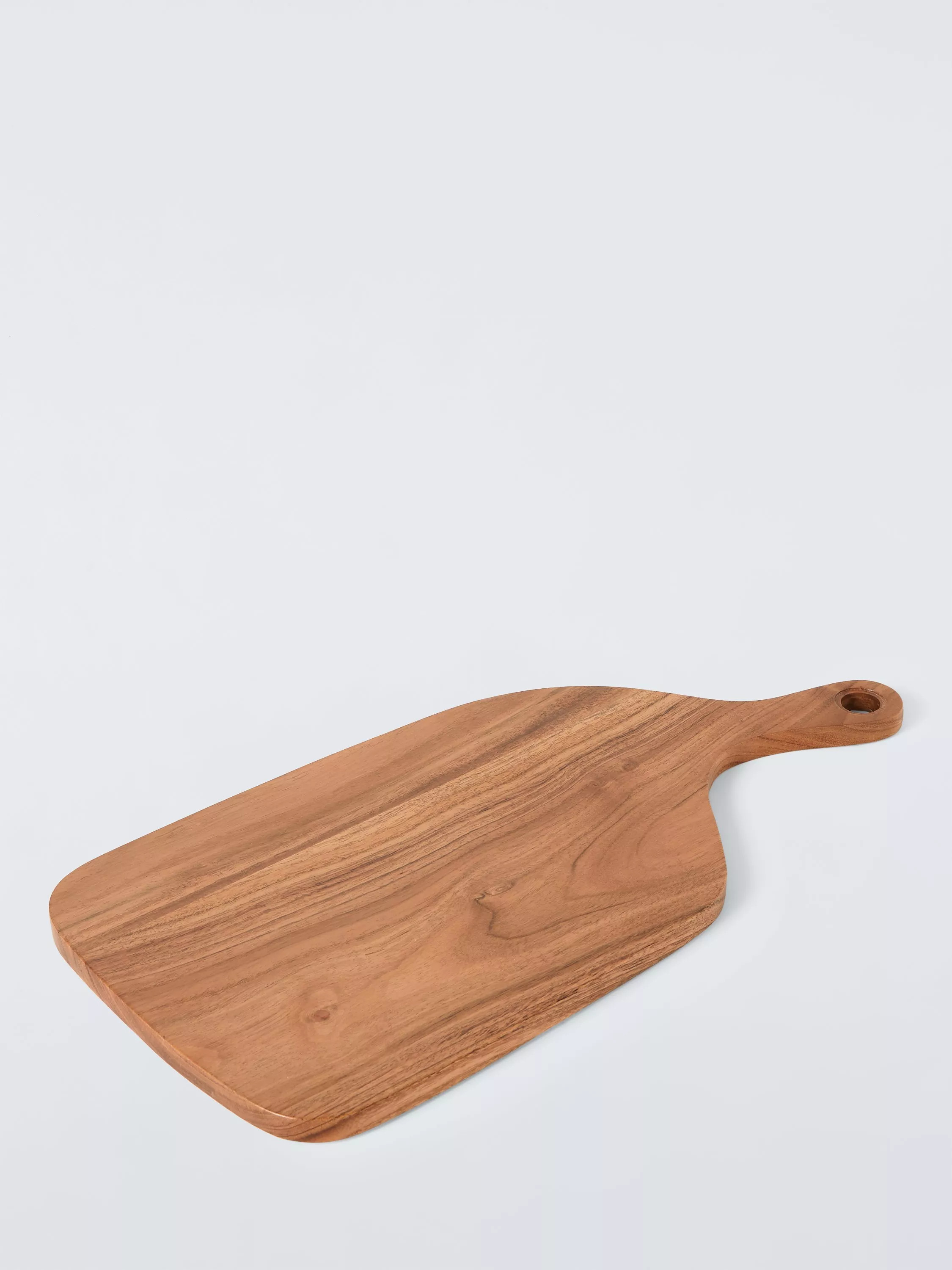 John Lewis Serving Board with Handle, 49cm, FSC-Certified (Acacia Wood), Natural | John Lewis (UK)