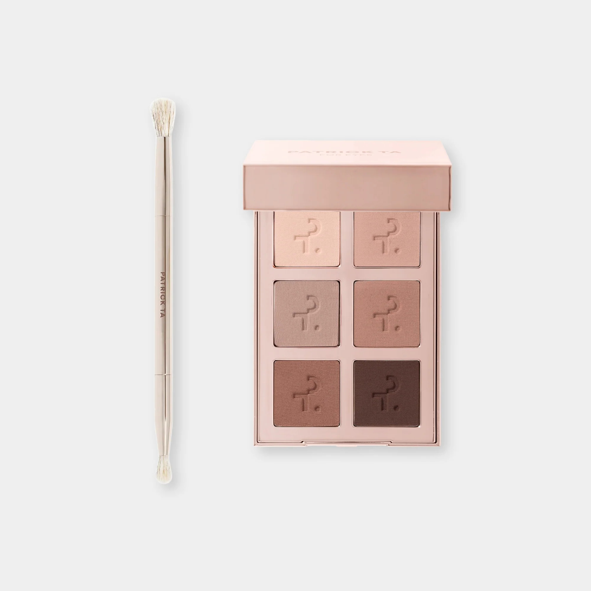 Major Dimension Artistry Eyeshadow Palette & Dual-Ended Brush Set | Patrick Ta Beauty