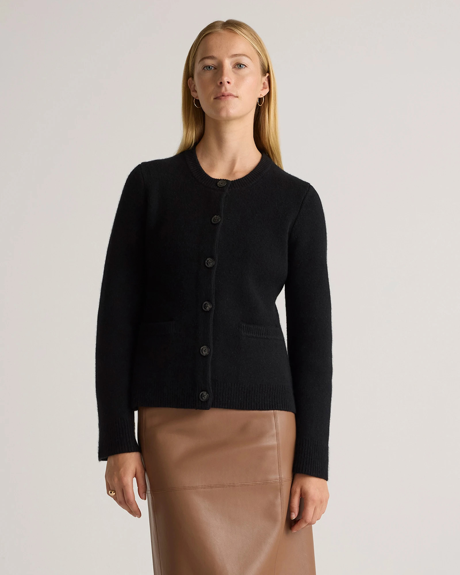 Mongolian Cashmere Structured Cardigan | Quince