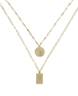 Ettika Medallions of Mine Layered Gold Plated Coin Necklace Set | Macys (US)