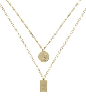 Ettika Medallions of Mine Layered Gold Plated Coin Necklace Set | Macys (US)