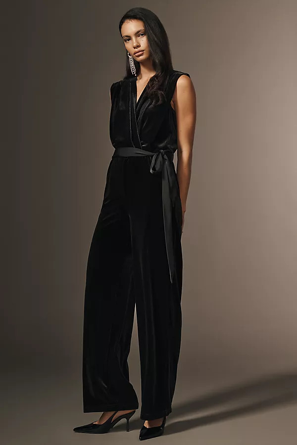 Bishop + Young Velvet Wrap Jumpsuit | Anthropologie (UK)