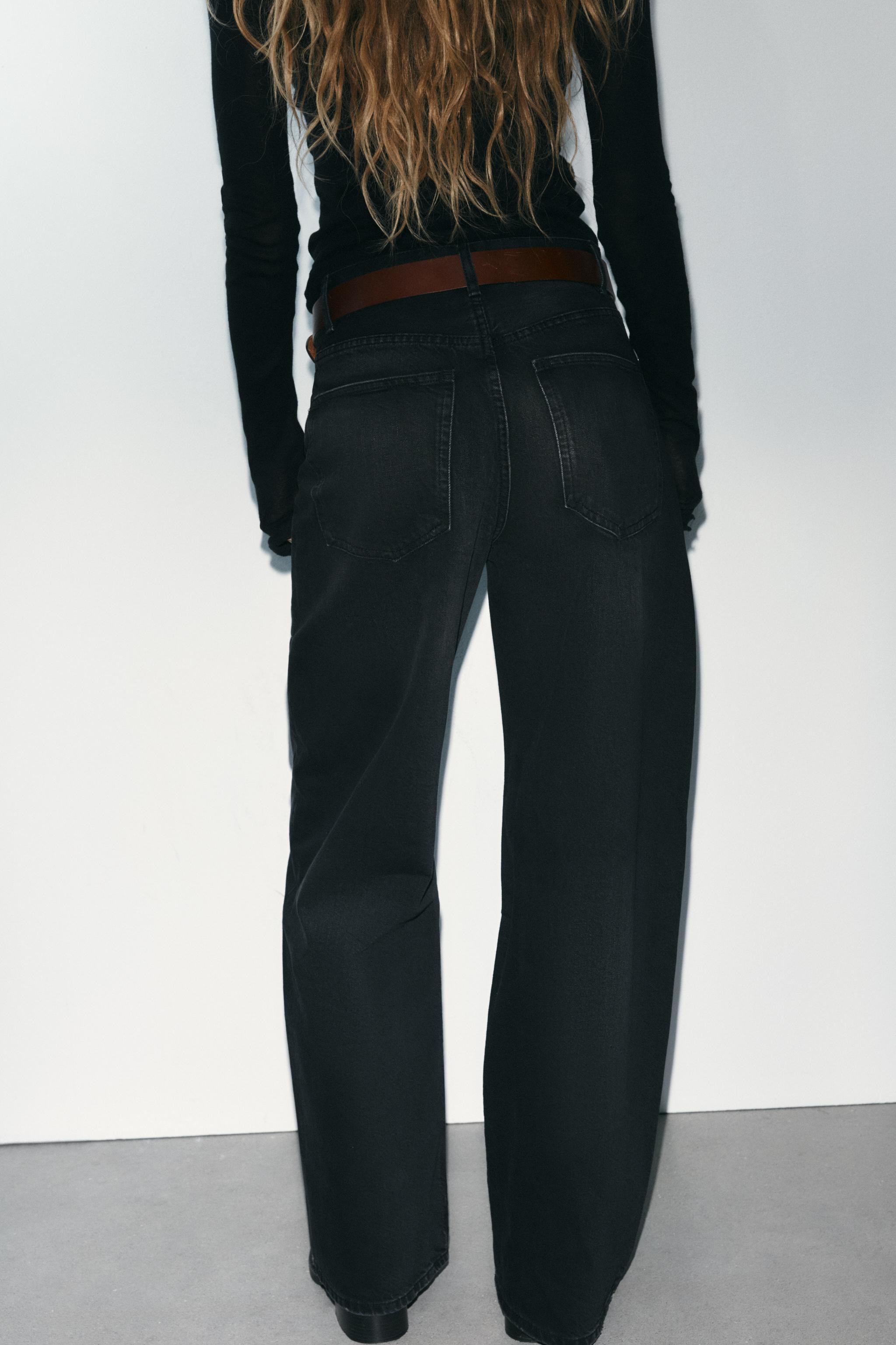 TRF EXTRA WIDE-LEG HIGH-WAIST JEANS | Zara UK