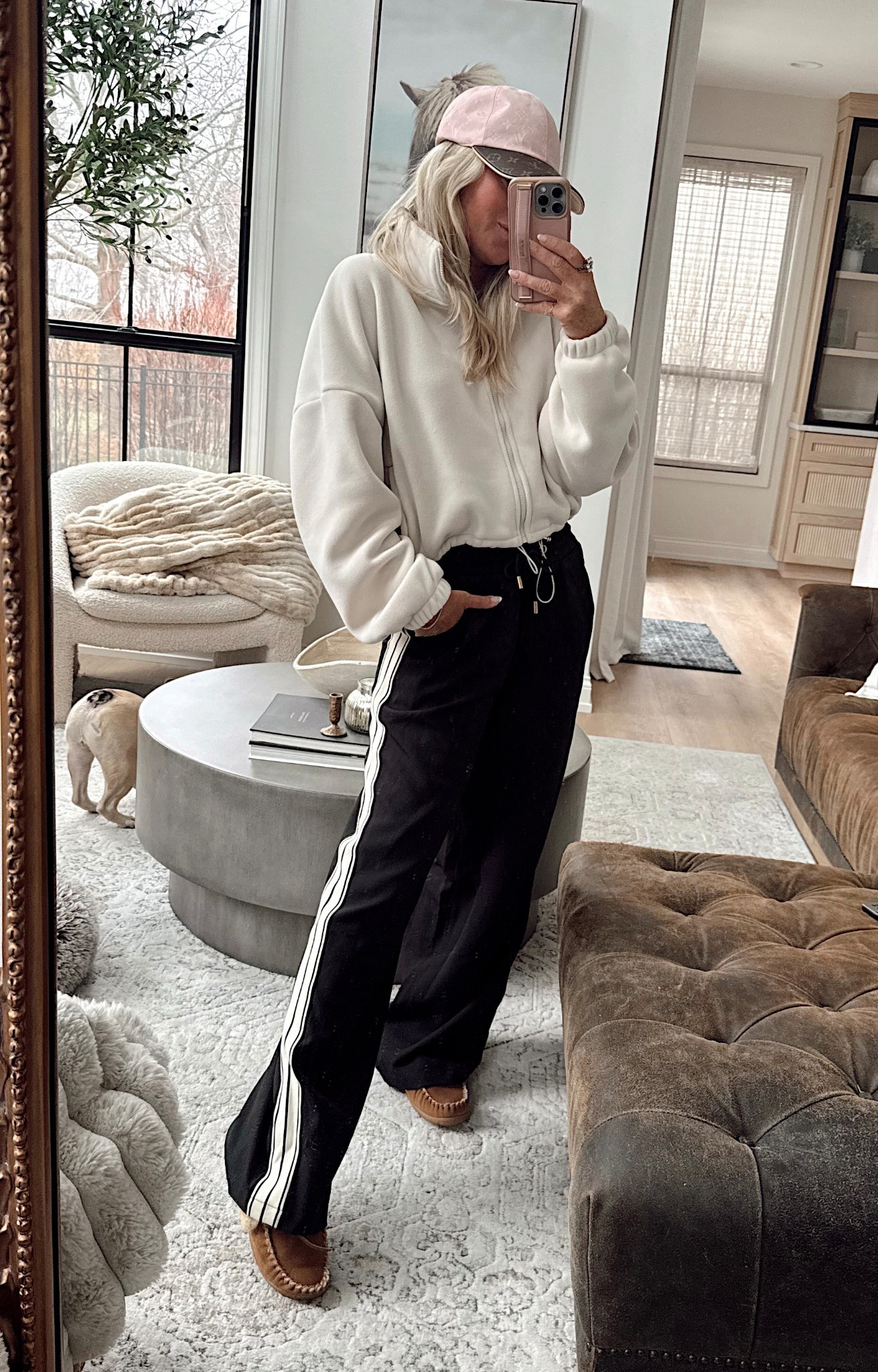 Wearing smalls.
Track pants come in 5 colors now! Got the white for FL! I have also worn with heels🔥 very on trend! 

Track pants. Casual style. 


#LTKWorkwear #LTKootd #LTKOver40