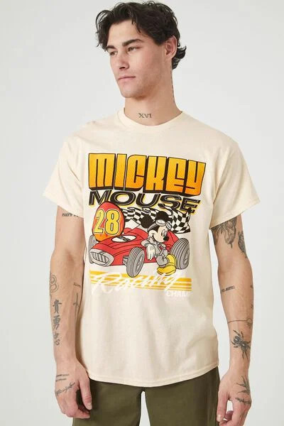 Mickey Mouse Racing Graphic Tee | Forever 21