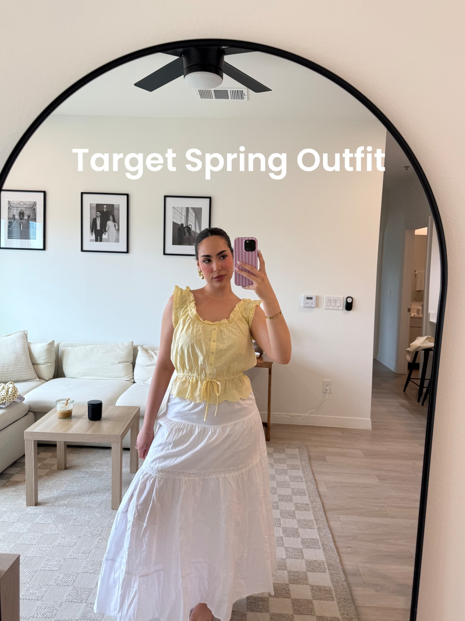 Target maxi skirt & frill top. Size small in both. 🌟🌺🍋‍🟩 #target #springfashion #wildfable 

#LTKFestival #LTKootd #LTKSeasonal