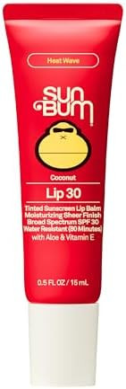 Sun Bum SPF 30 Sunscreen Heat Wave Tinted Lip Balm - Coconut Flavor Broad Spectrum Moisturizing w... | Amazon (US)