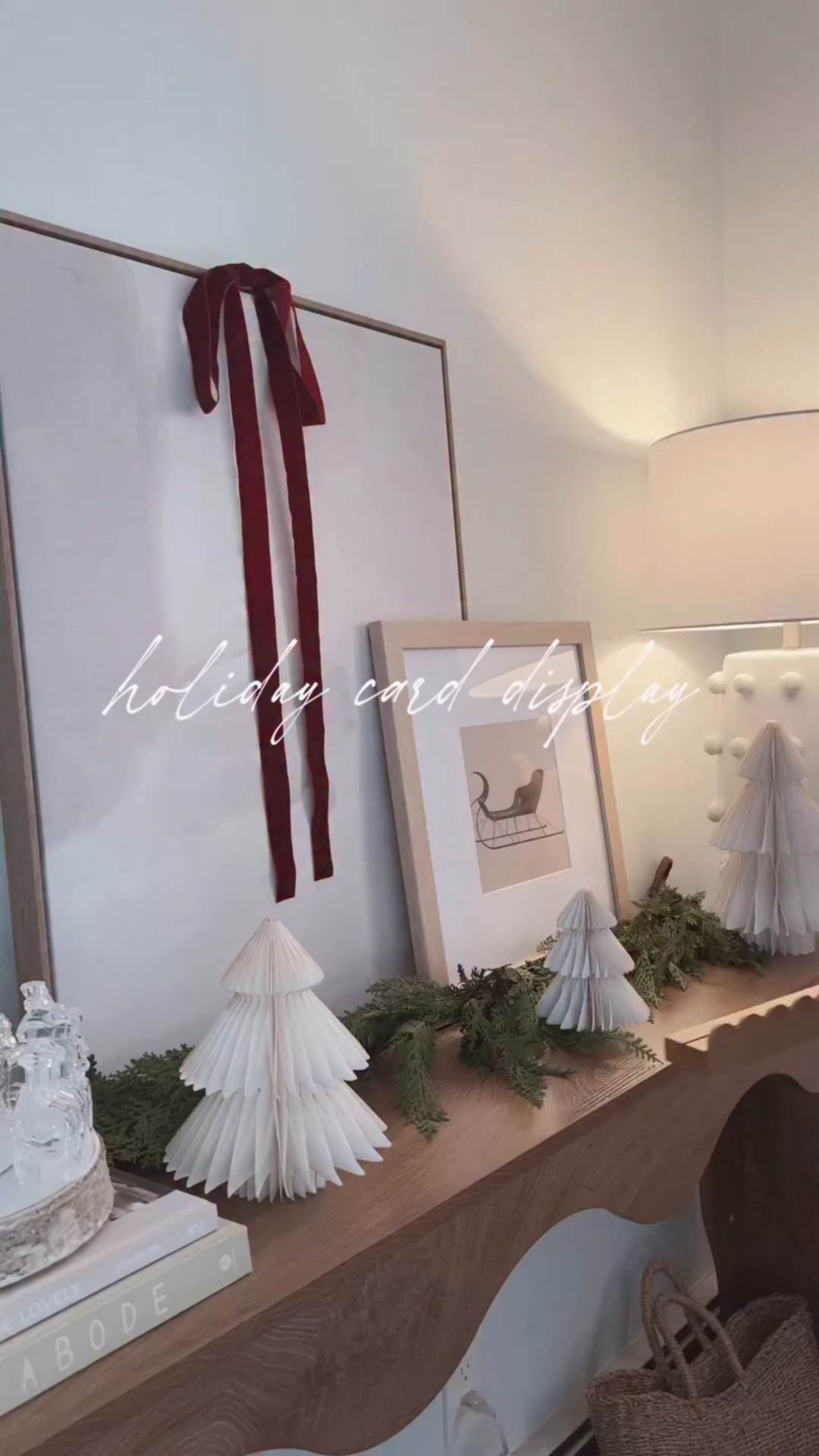 A darling way to display 💌📯

Whether the fridge doors are full or you want a special place for your family cards throughout the years, these scalloped holders are so perfect to display your holiday cards anywhere!

Comment SHOP the link to be sent directly to your DM’s ♥️

Christmas 
Christmas Cards
Holiday Cards 
Holiday Card Display