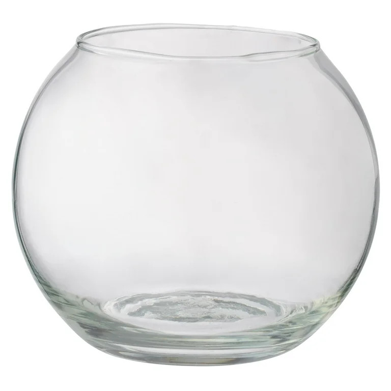 3.5” Glass Rose Bowl by Ashland - Glass Storage Container for Candles, Floral Arrangements, Dec... | Walmart (US)