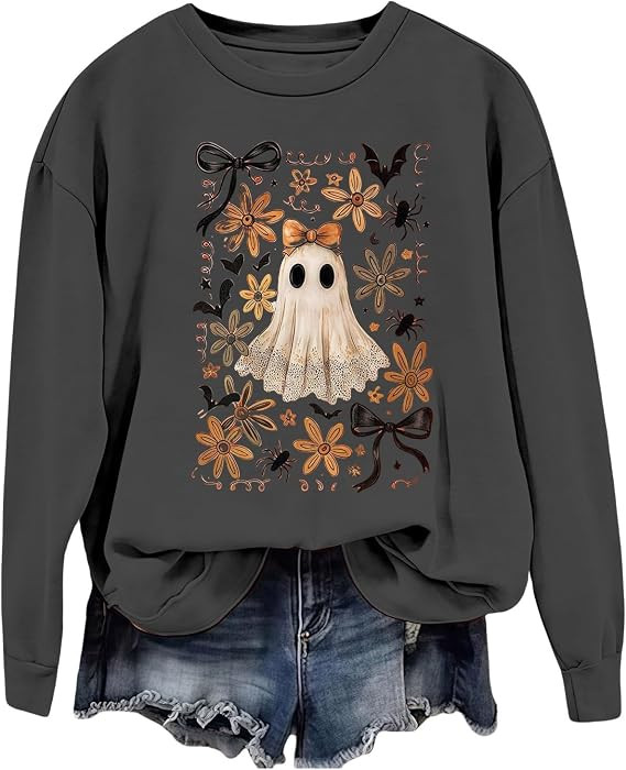 Halloween Sweatshirts for Women 1692 Salem Broom Co Sweatshirt | Amazon (US)