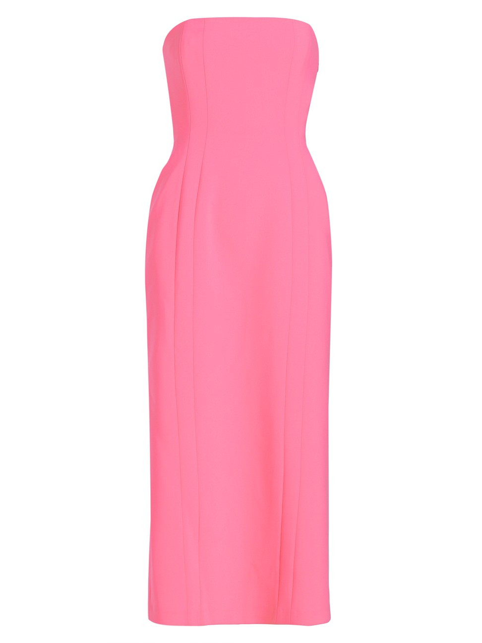 Women's Elizabeth Strapless Midi-Dress - Grapefruit - Size 2 | Saks Fifth Avenue