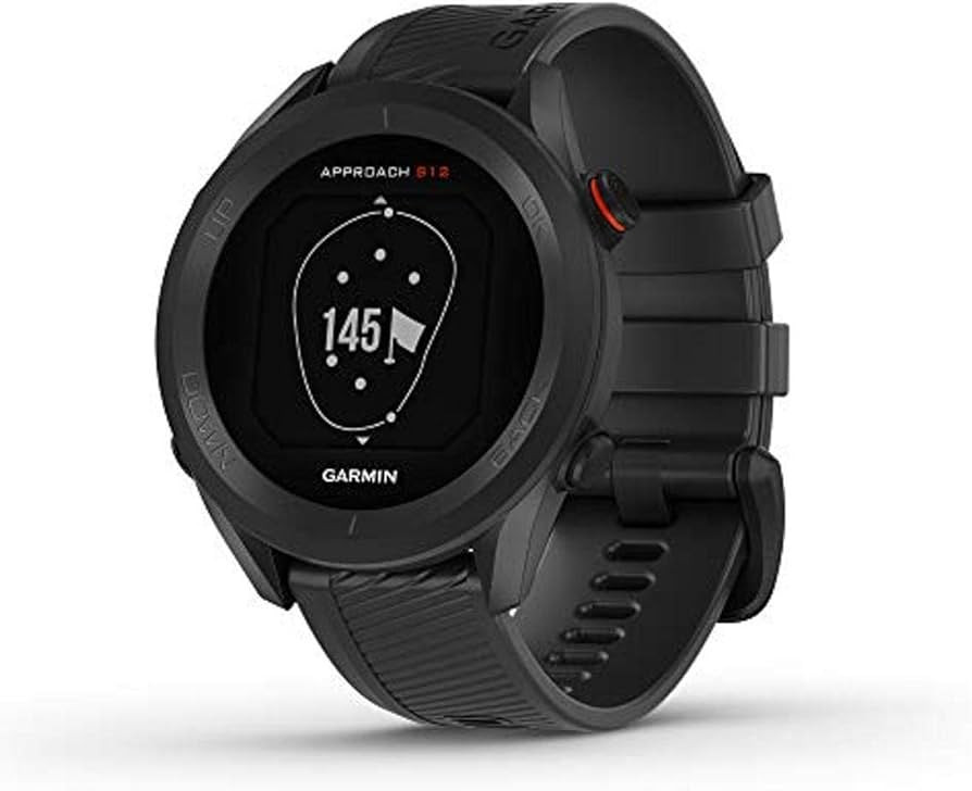 Garmin Approach S12, Easy-to-Use GPS Golf Watch, 42k+ Preloaded Courses, Black, 010-02472-00 | Amazon (US)