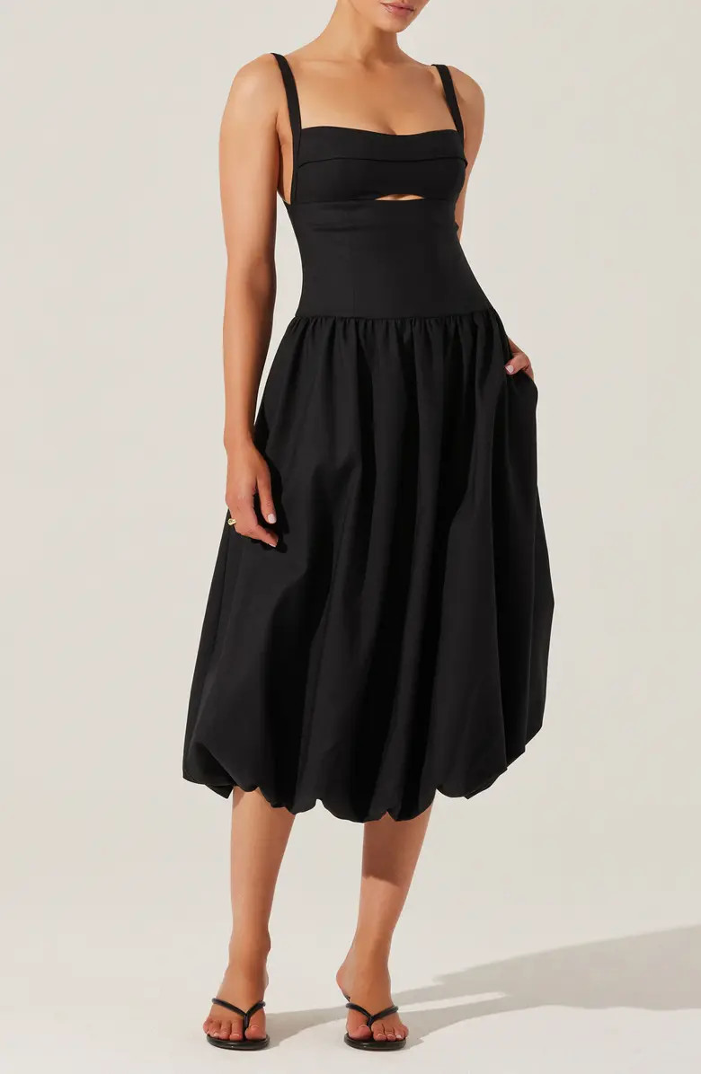 ASTR the Label Jevi Sleeveless Bubble Midi Dress | Nordstromrack | Nordstrom Rack