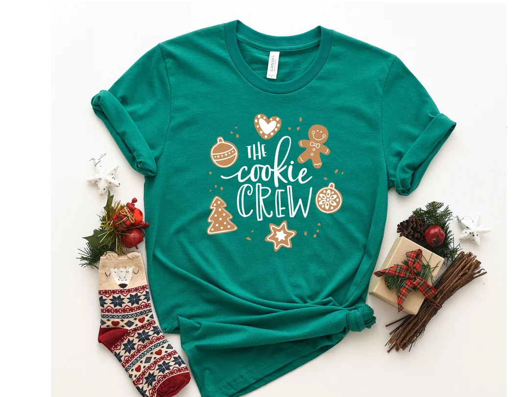 The Cookie Crew Shirt Christmas Cookie Crew Cookies Shirt - Etsy | Etsy (US)