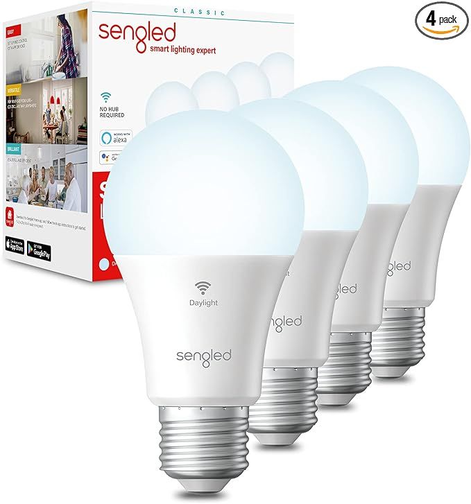 Sengled Alexa Light Bulb, WiFi Light Bulbs, Smart Light Bulbs, Smart Bulbs that Work with Alexa &... | Amazon (US)
