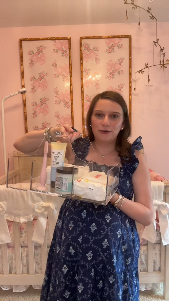 Diaper caddy details for baby girl! 👶🏻🩷

#LTKBaby #LTKFindsUnder100
