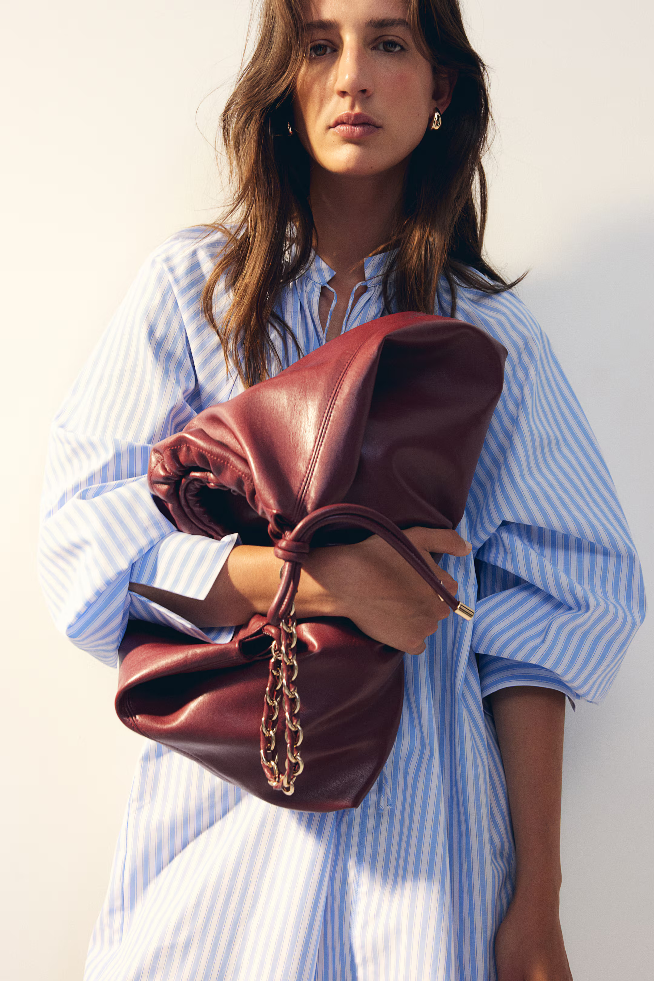 Oversized Tie-detail Dress | H&M (US + CA)