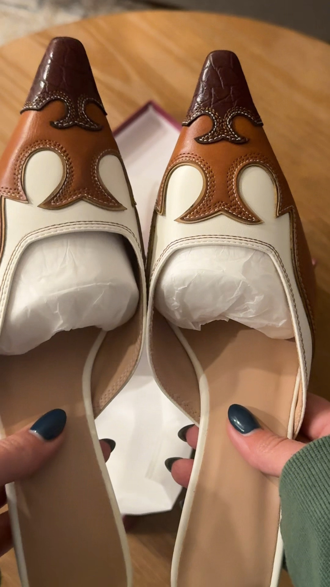 Western style heels 
