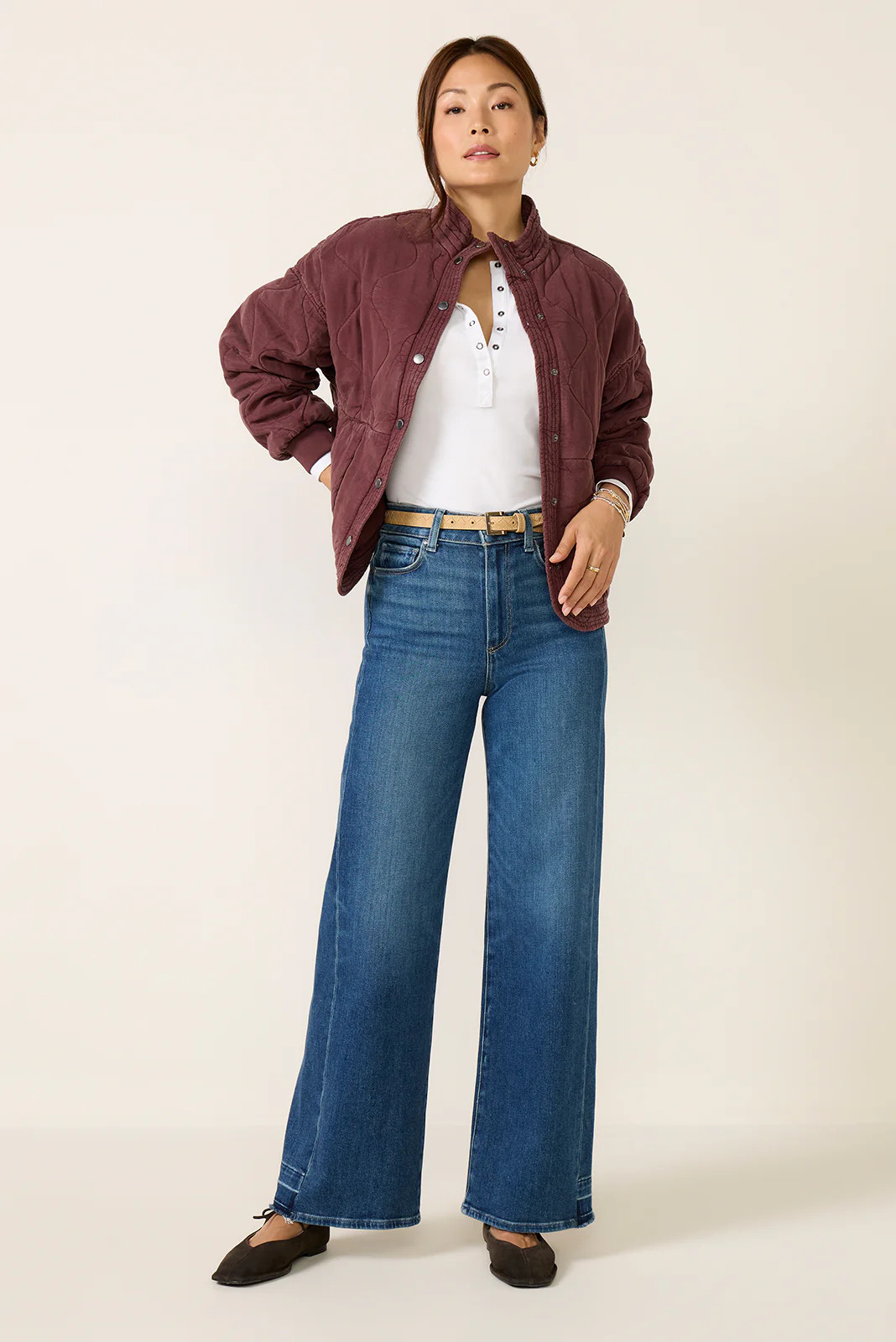 Cranberry Juice Quilted Jacket | Evereve