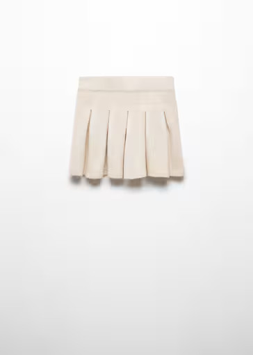 Knitted panel skirt -  Women | Mango United Kingdom | MANGO (UK)