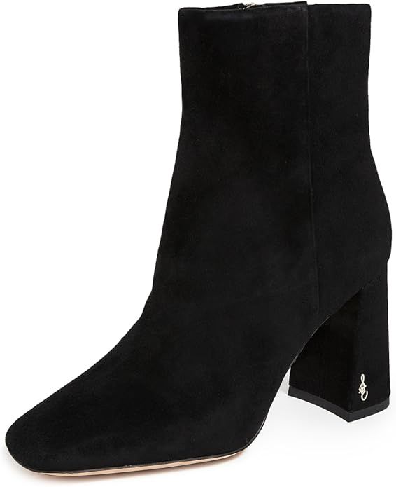 Amazon.com | Sam Edelman Women's Codie Booties, Black, 7.5 Medium US | Ankle & Bootie | Amazon (US)
