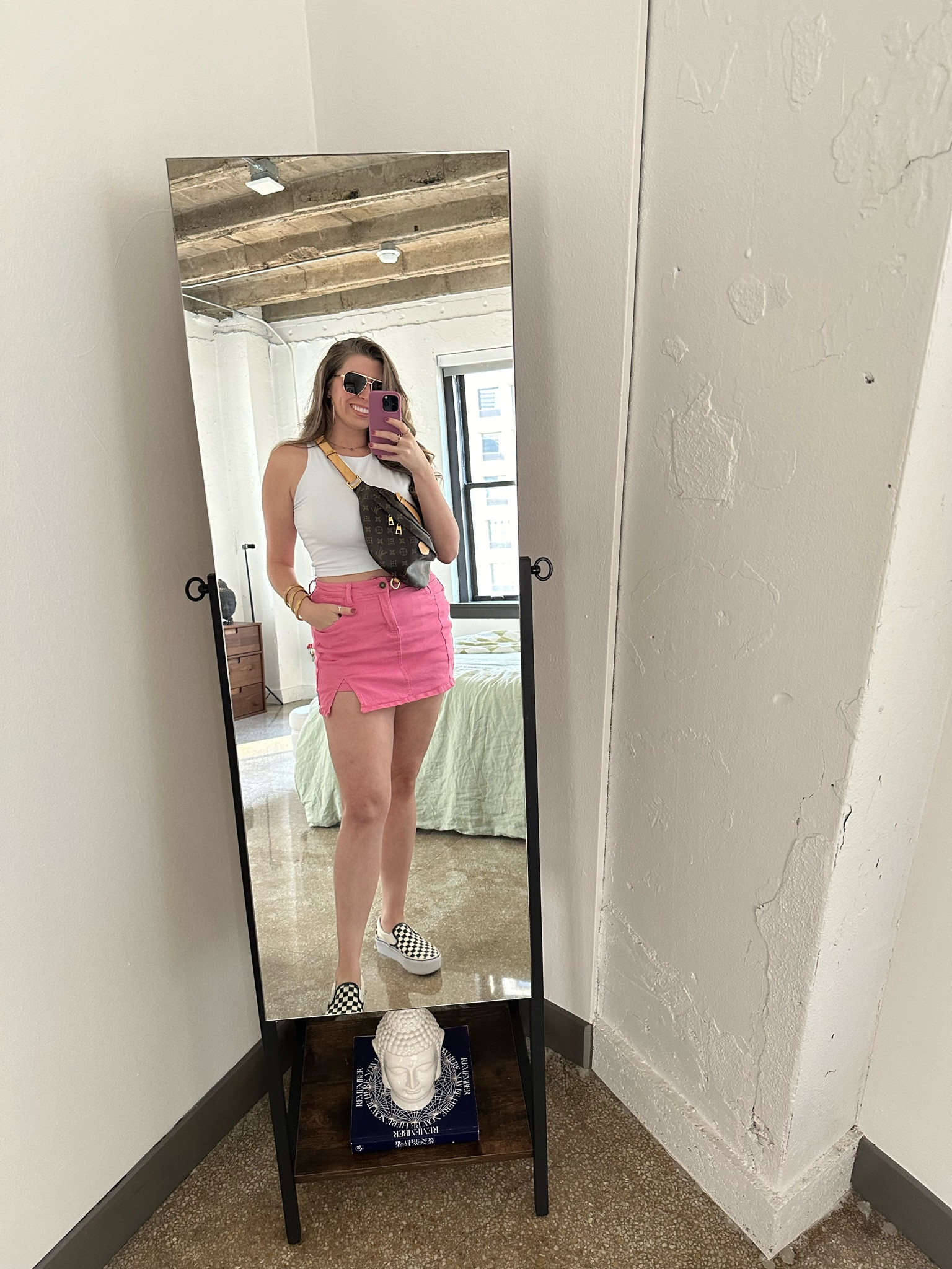 Don’t you love when the outfit you planned in your head executes perfectly?! The outfit I wore to the Russ concert last night 🎶 🩷

I will be buying this skort is every color, by the way. It does run a little big because of the amount of stretch but I bought my regular size (M)! 10/10 recommend. 

#LTKShoeCrush #LTKParties #LTKItBag