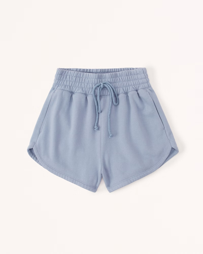 Dolphin-Hem Fleece Shorts | Abercrombie & Fitch (US)