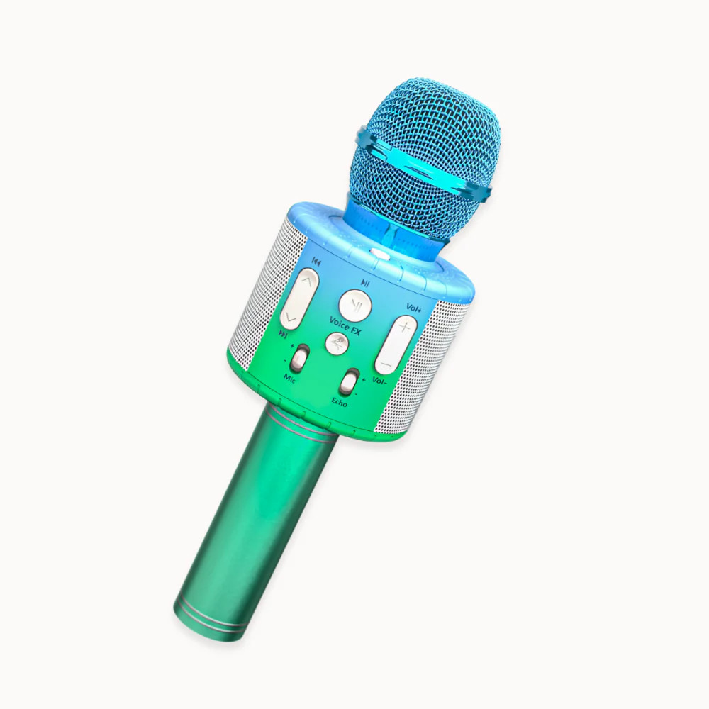 Kids Karaoke Microphone - Blue/Green | Move2Play (US)