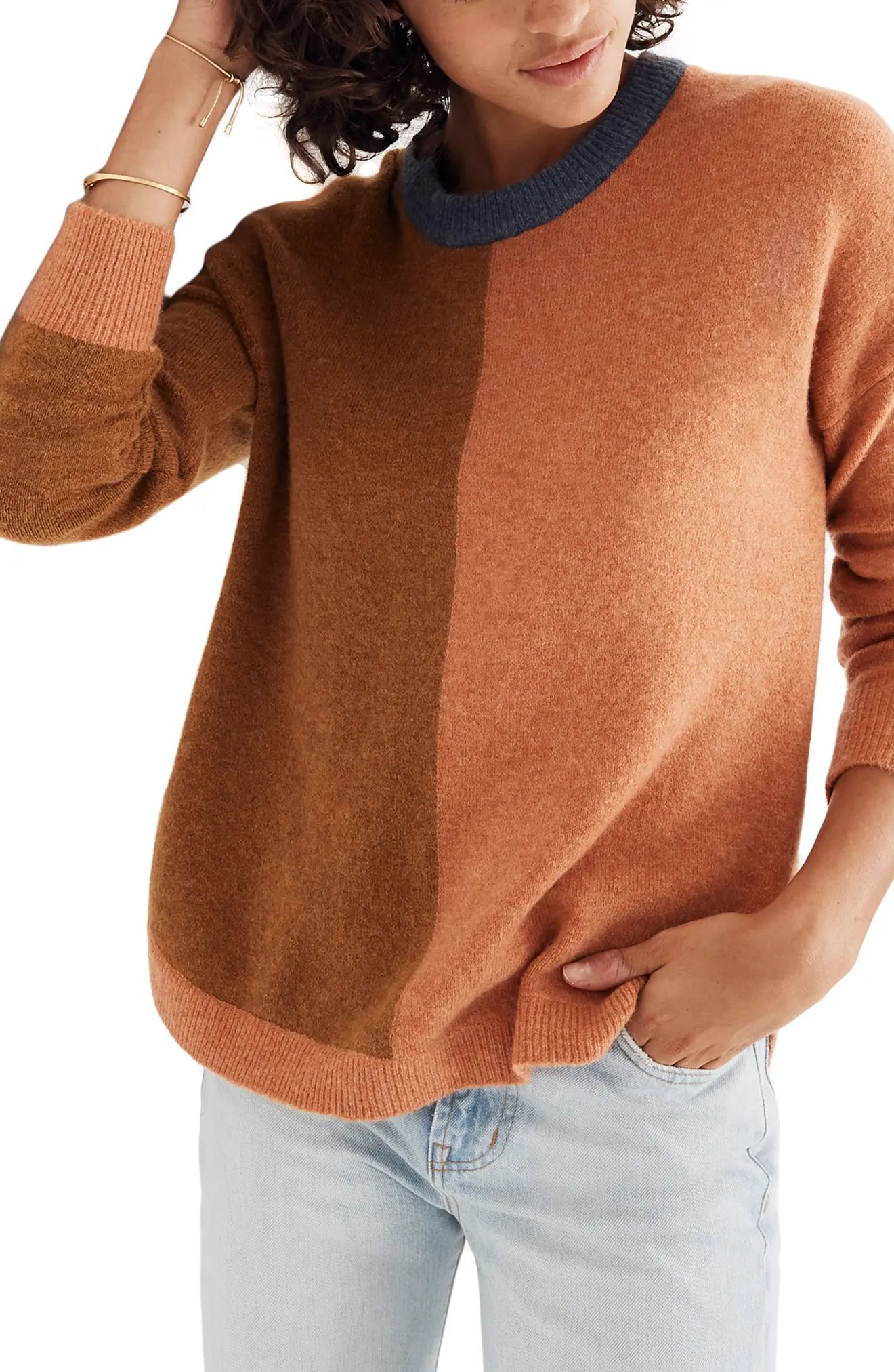 Madewell Westlake Colorblock Pullover (Regular & Plus Size) | Nordstrom