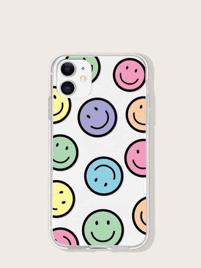 Smile Print Phone Case | SHEIN