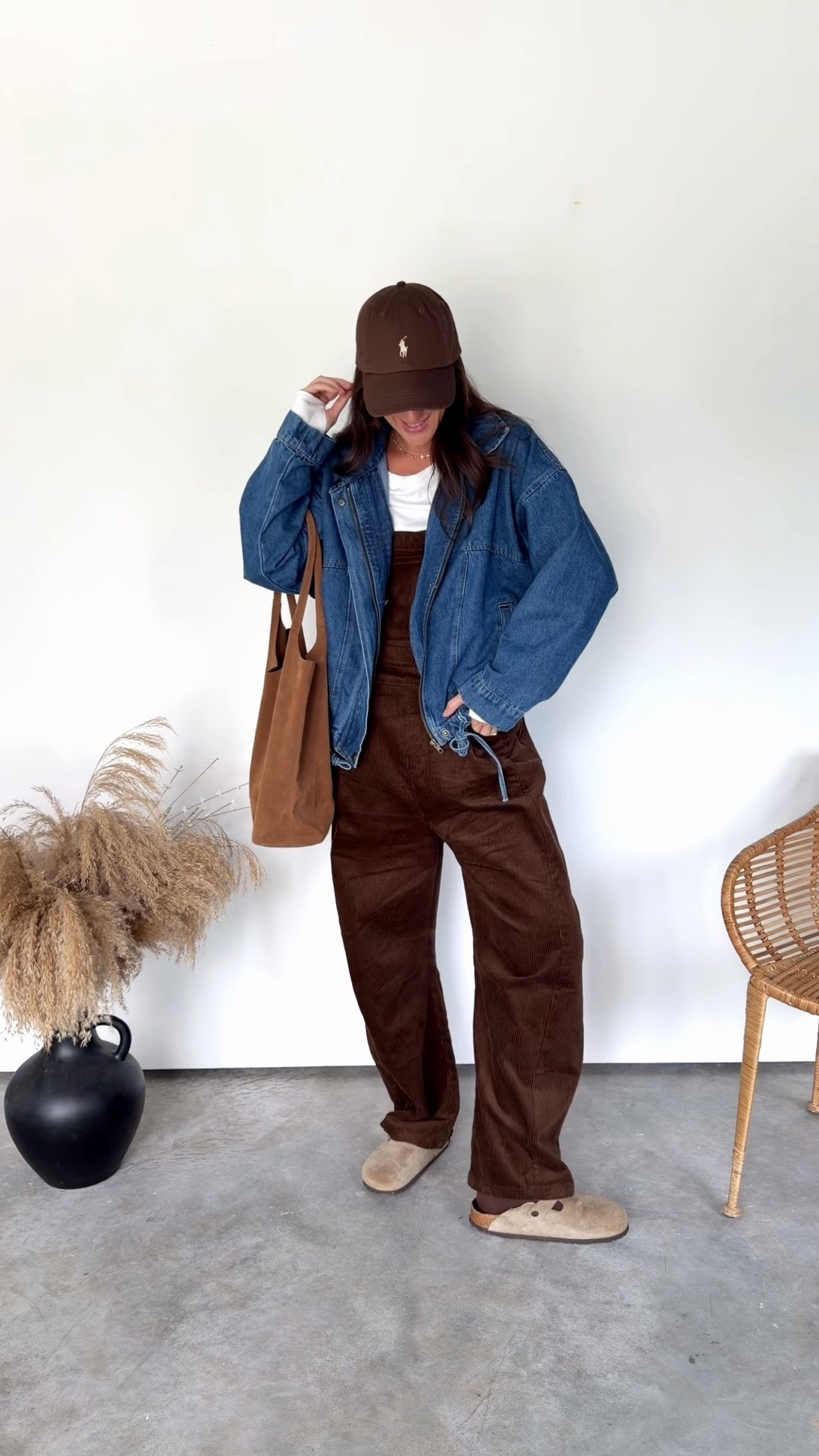 Wearing medium overalls and small jacket

#LTKSaleAlert #LTKSeasonal #LTKOver40