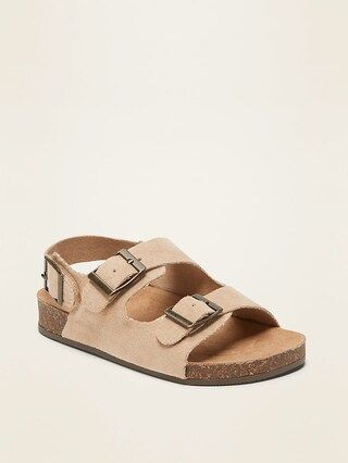 Faux-Suede Double-Buckle Sandals for Toddler Boys | Old Navy (CA)