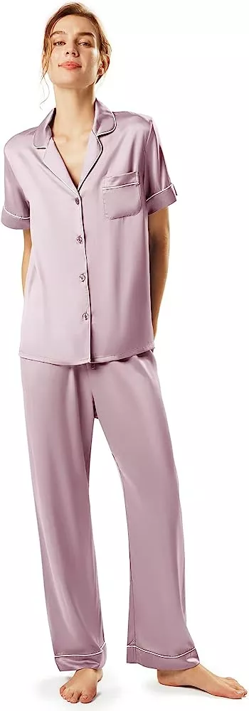 Rmasyea Women Satin Pajamas Set … curated on LTK