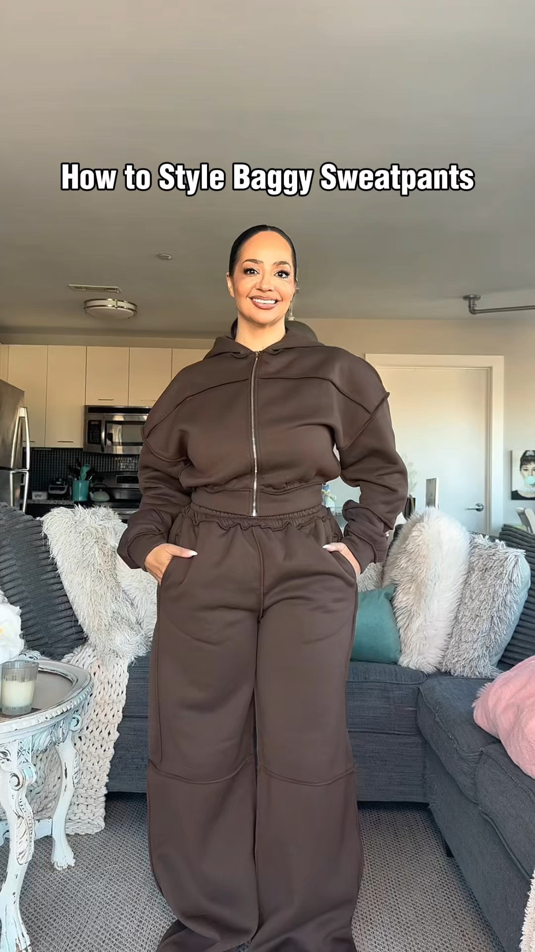 How to Style Baggy Sweatpants 🤎 Vintage raccoon fur coat from the 1930’s or 1940’s I got for $80 at an antique show. It belonged to a woman named Gladys whose name is embroidered on the inside lining. One of my all time favorite items in my closet. 🤎

how to style, styling tips, sweatpants outfit, matching set, casual outfit, fur coat, sweatsuit, athleisure, sporty chic, over 40, petite, curvy petite, curvy, midsize, size 8 

#LTKPetite #LTKStyleTip #LTKOver40