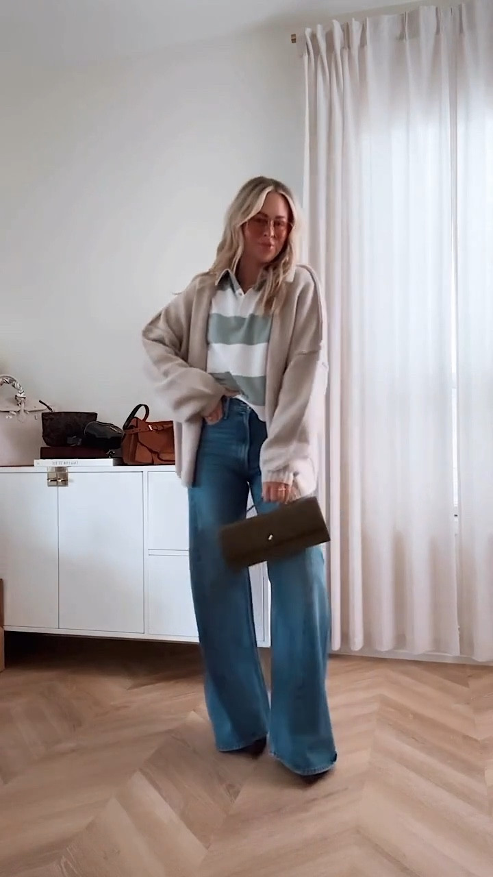 Fall is calling! My best selling jeans right now🔥🔥🔥. TTS 
Top: small
Cardigan: med
Jeans: 27

Fall style. Jeans. Denim. Fall outfits. 
Cardigan. Target finds. Amazon fashion. 

#LTKSeasonal #LTKWorkwear #LTKStyleTip