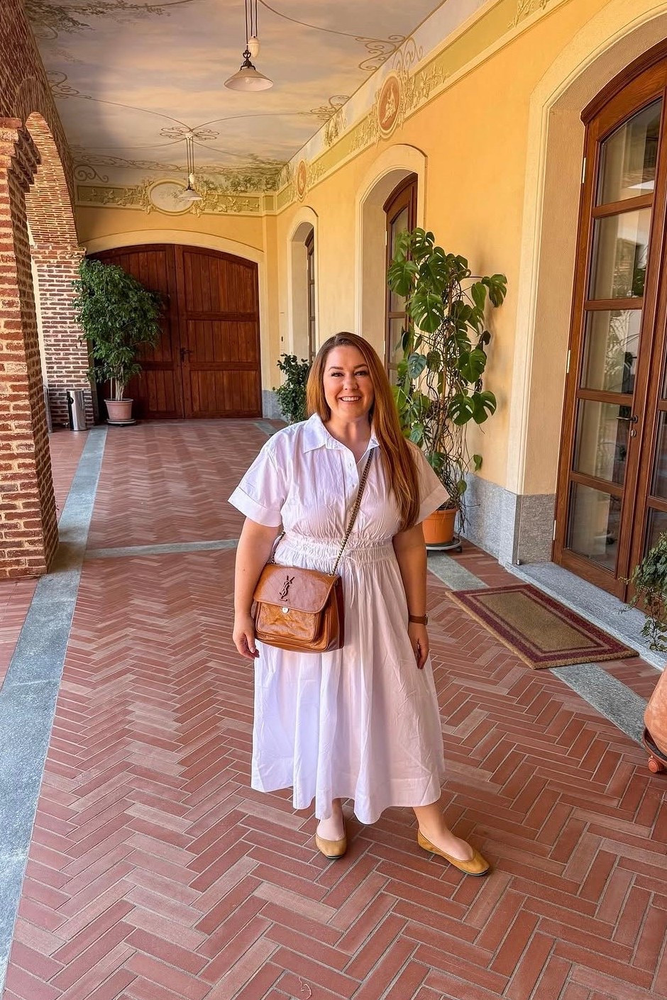 @jcrew updated their white shirt dress for the season (this was last year’s version) it’s the perfect crisp dress for spring. Wearing a 14 here, runs a little large. 

#LTKOver40 #LTKSeasonal #LTKMidsize