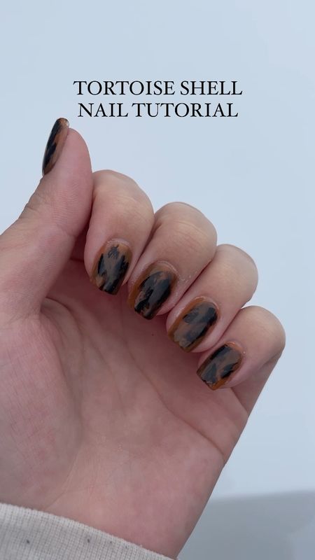 How to do a tortoise shell nail design at home! Sharing the polishes and tools I used to complete this look! 

#LTKbeauty #LTKFind