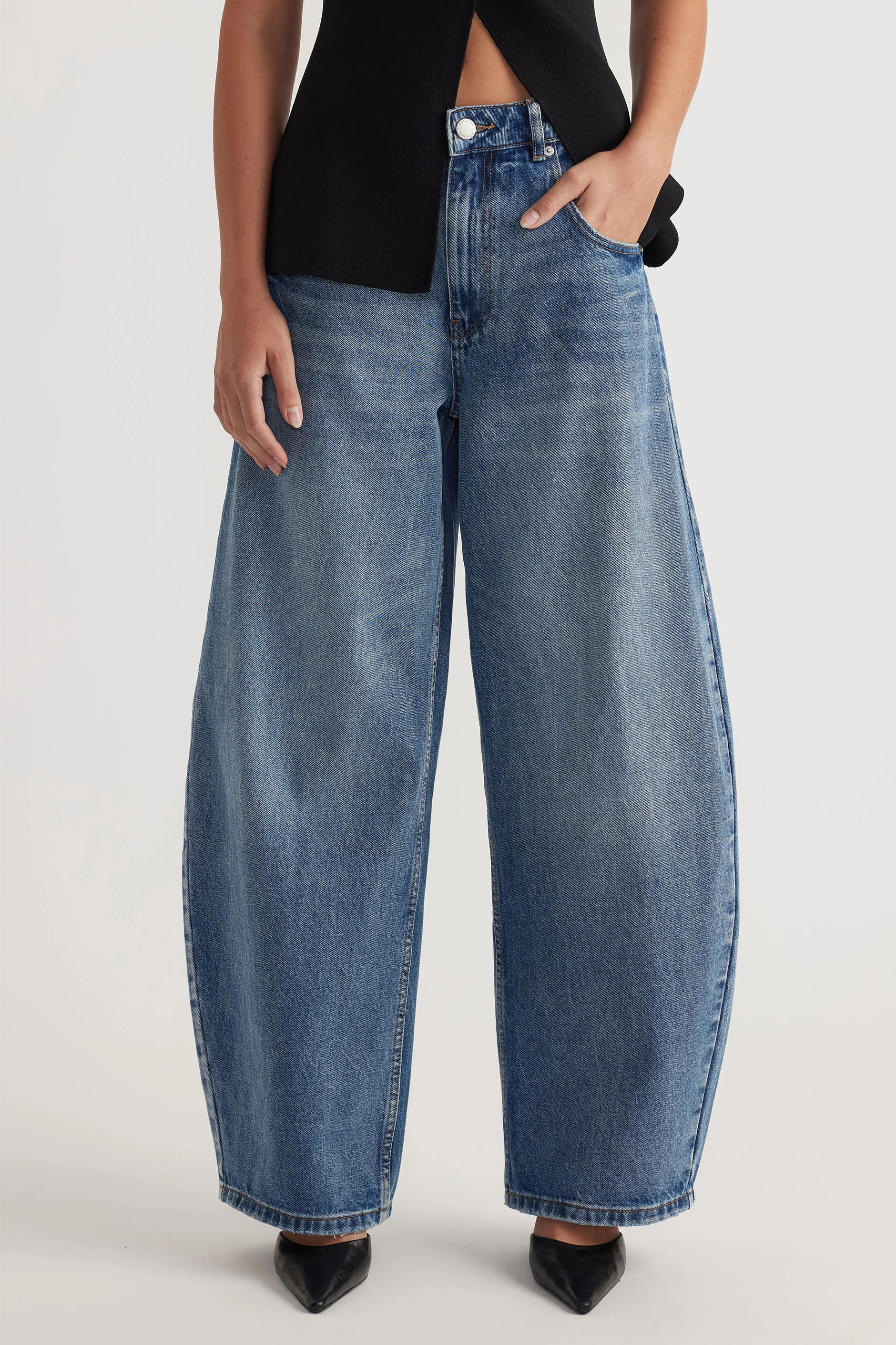 Daisy Horseshoe Jean - BAY BLUE | DECJUBA