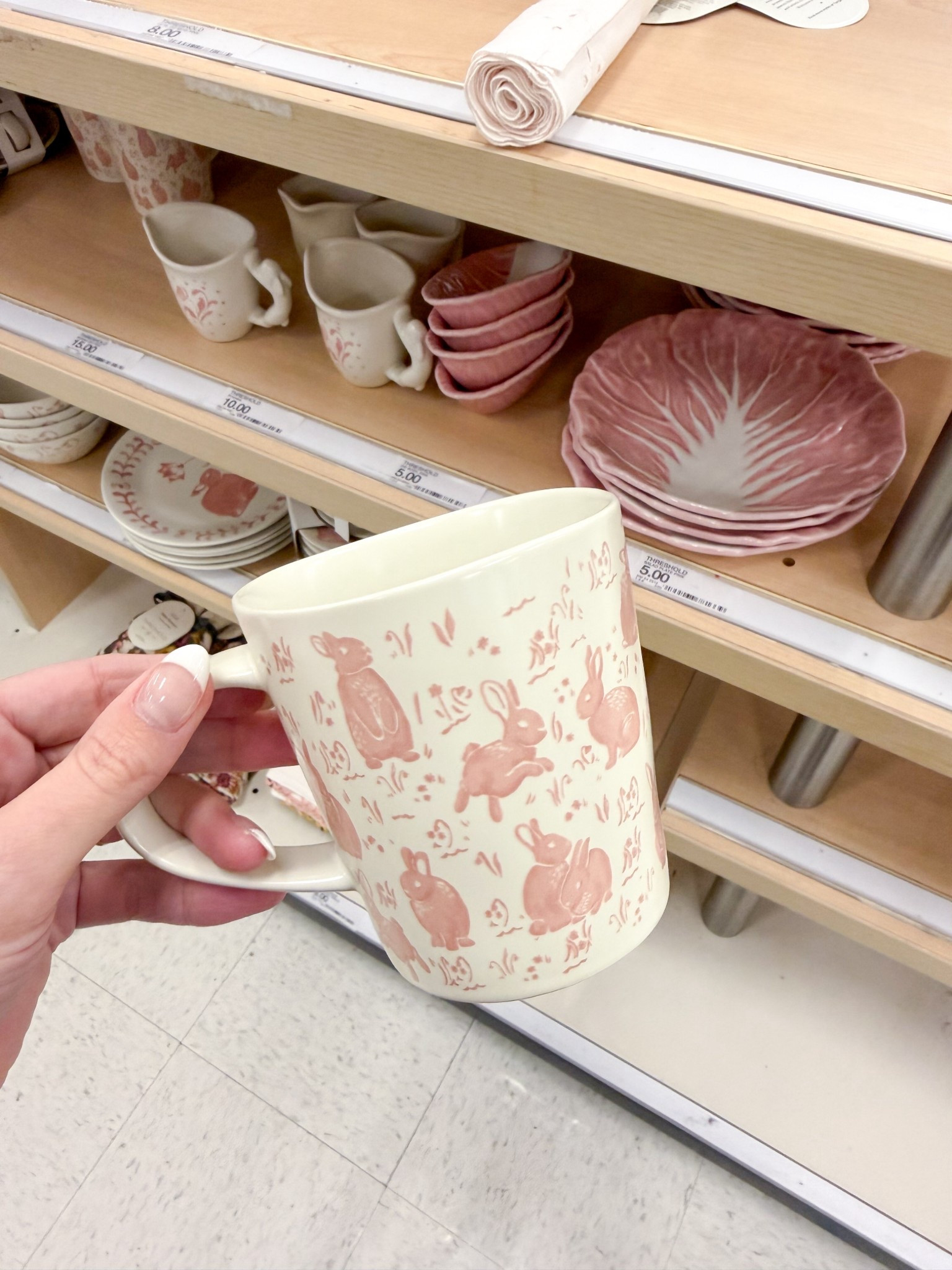 The cutest Easter mug! Loving the pink bunny detailing! So cute and perfect for spring! 

#LTKSaleAlert #LTKHome #LTKSeasonal