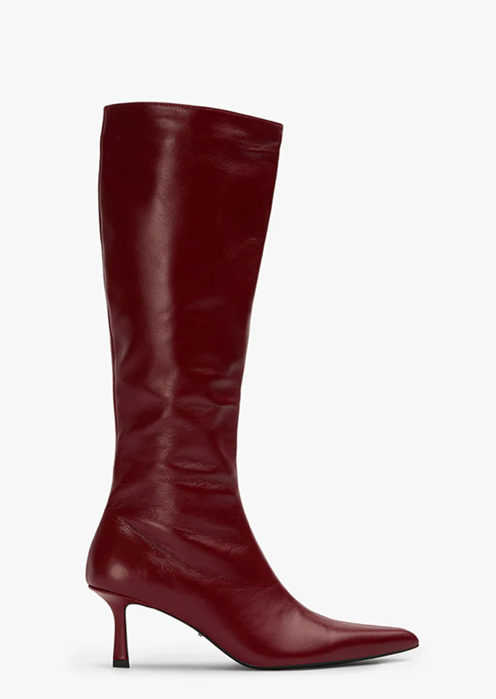 Quest Bordeaux Nappa Calf Boots | Boots | Tony Bianco USA | Tony Bianco US