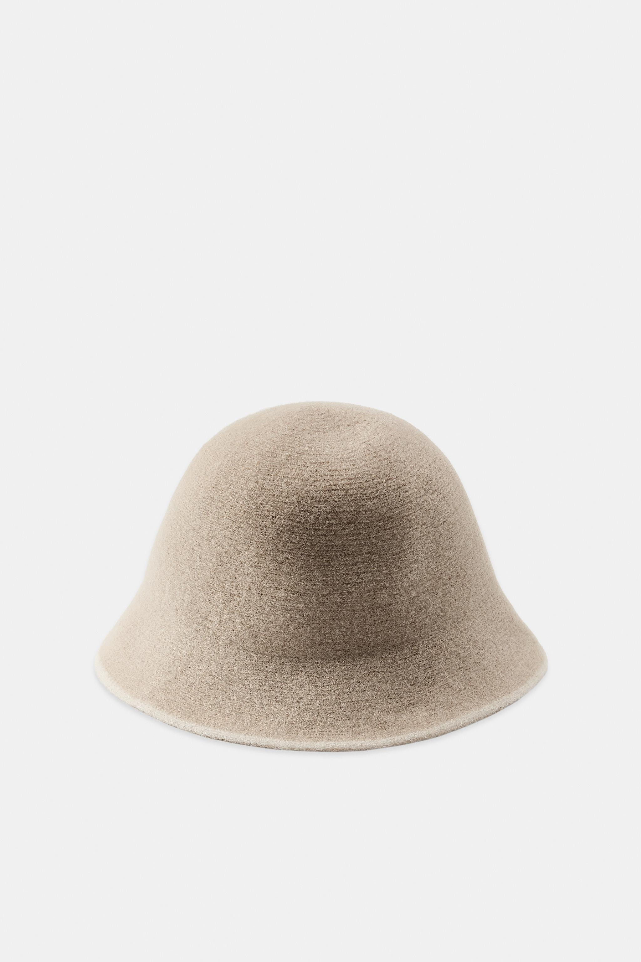 CONTRAST WOOL BLEND HAT | Zara US