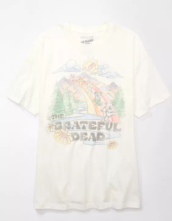 AE Oversized Grateful Dead Graphic T-Shirt | American Eagle Outfitters (US & CA)