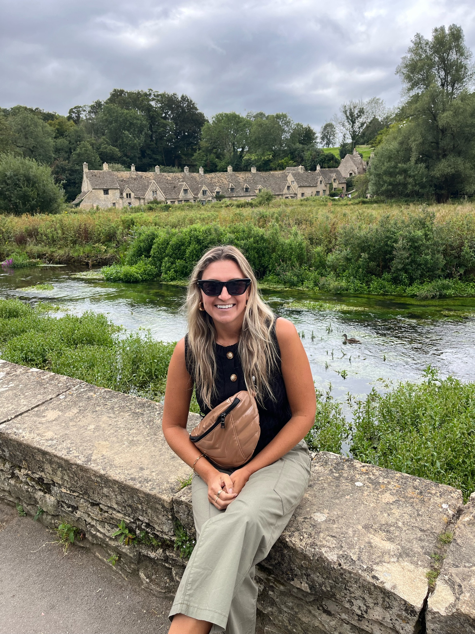 Fall Outfit
This sleeveless sweater vest is SO fab.  And cargo pants are IN.  These I’m wearing for an 8 hr flight they’re that comfy and chic.  Size 26

#LTKover40 #LTKeurope #LTKtravel