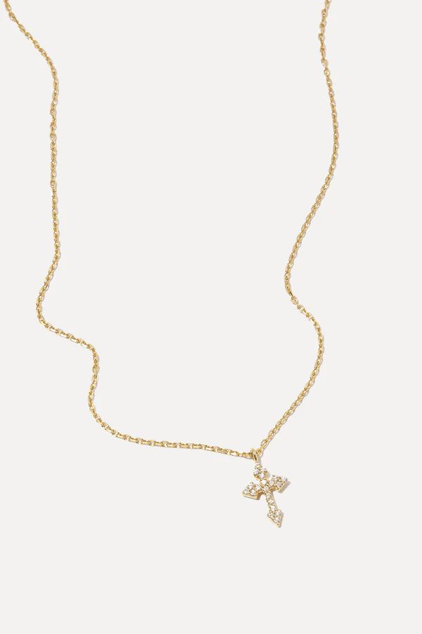 Diamond Cross Necklace | Miranda Frye Inc.