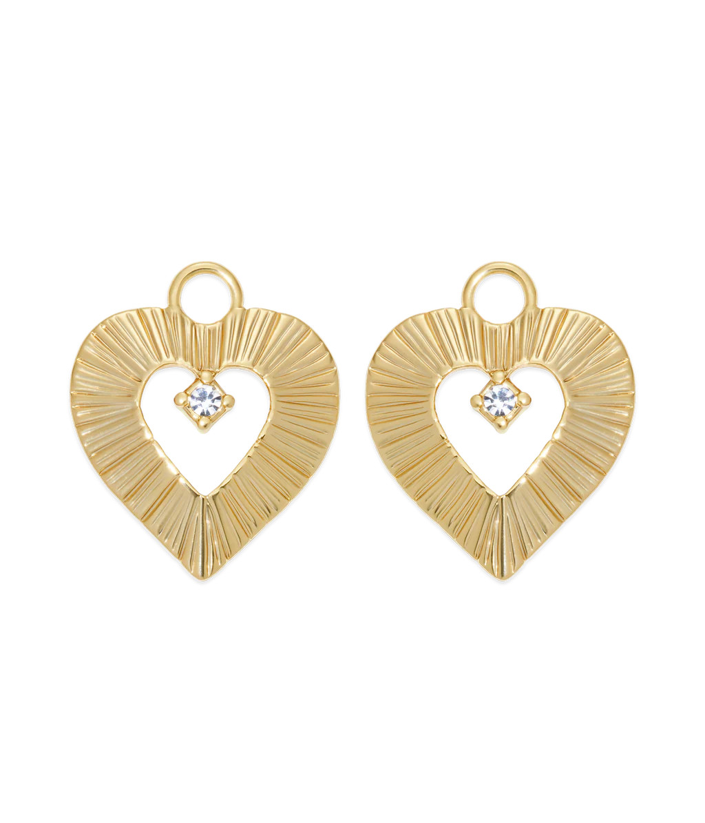 Heart Huggie Charms | Loren Hope Designs