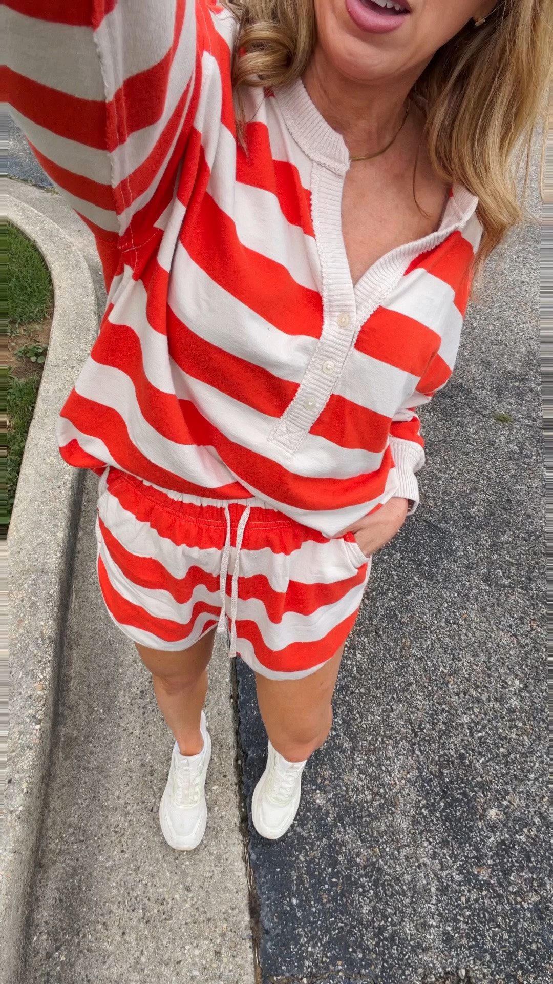 Casual weekend ootd. The softest shorts set!

Summer outfits, loungewear, stripe top and shorts, vacation outfit

#LTKdayinmylife #LTKootd #LTKActive