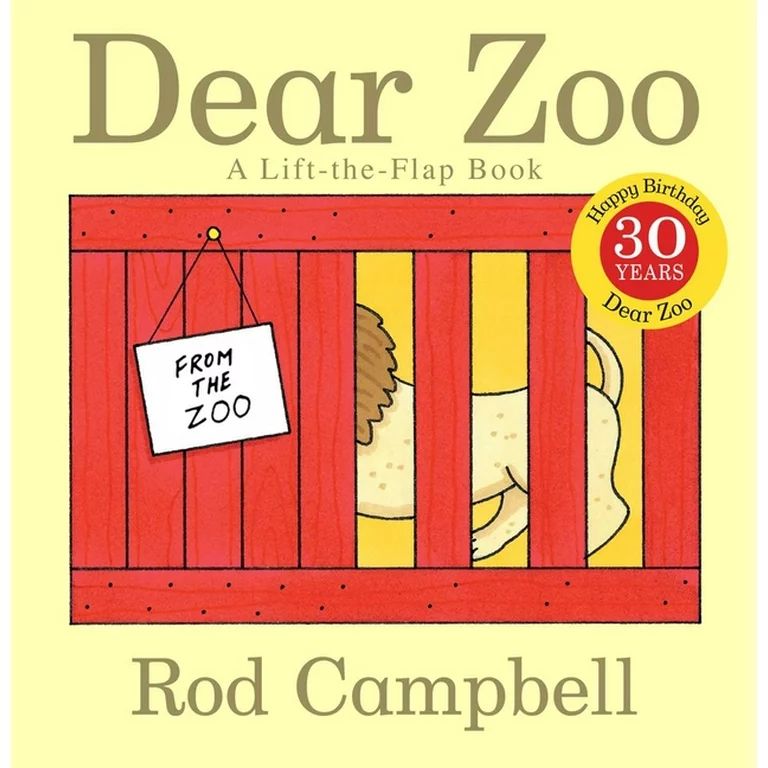 Dear Zoo A Lift the flap Book (Board Book) - Walmart.com | Walmart (US)